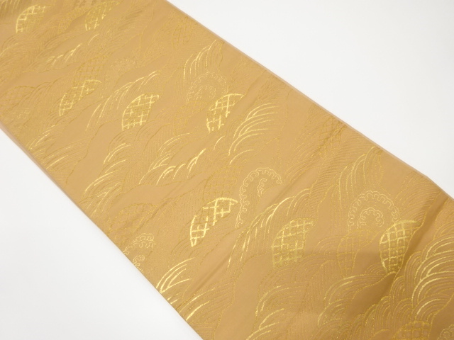 JAPANESE FUKURO OBI / WOVEN ROUGH WAVE